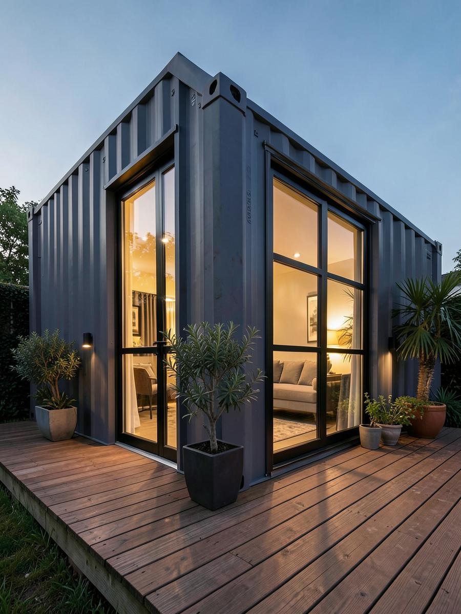 Modified shipping containers