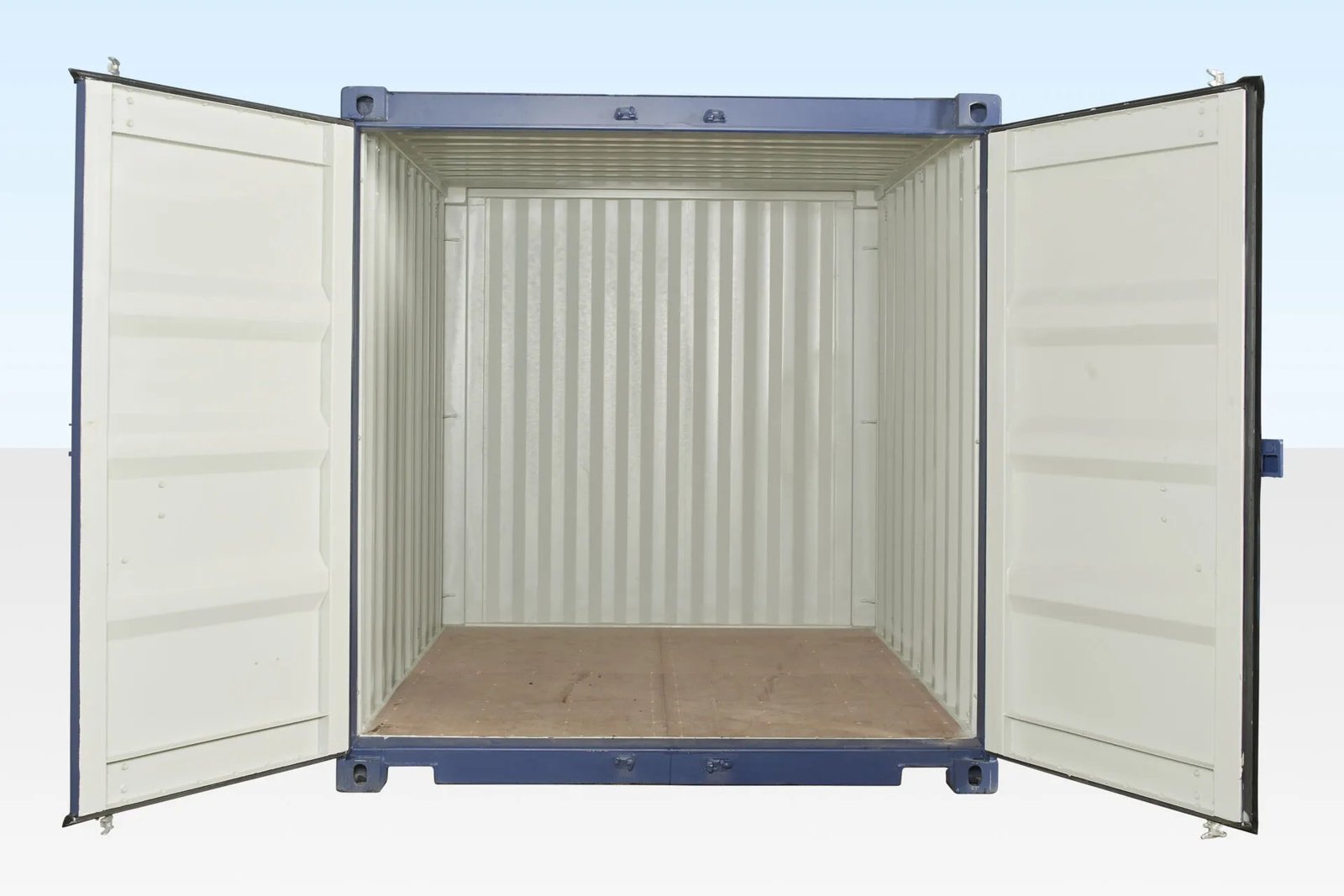 10Ft X 8Ft Shipping Container (One trip) – Blue - Image 4