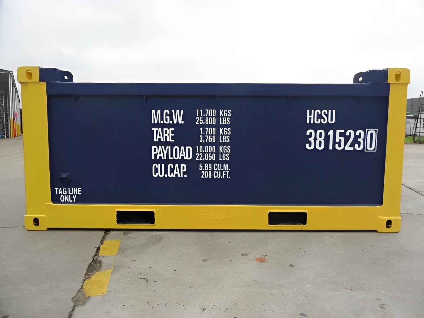 10ft DNV 2.7-1 Half Height Open Top Containers - Image 3