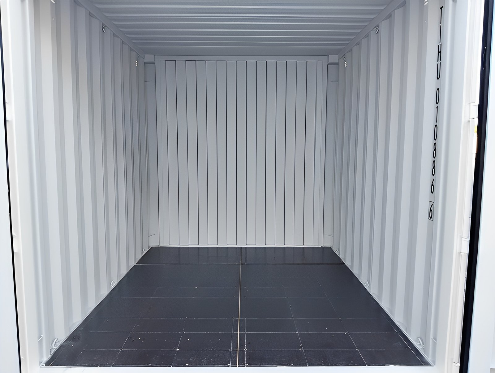 10Ft X 8Ft Shipping Container (One Trip) – White - Image 4