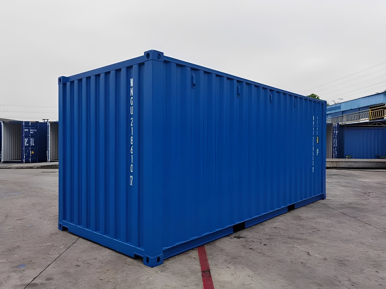 20Ft Shipping Container (One Trip) – Blue - Image 2