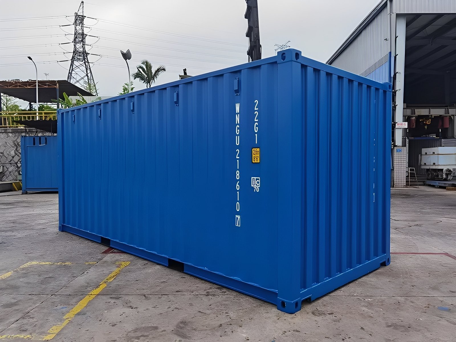 20Ft Shipping Container (One Trip) – Blue - Image 4
