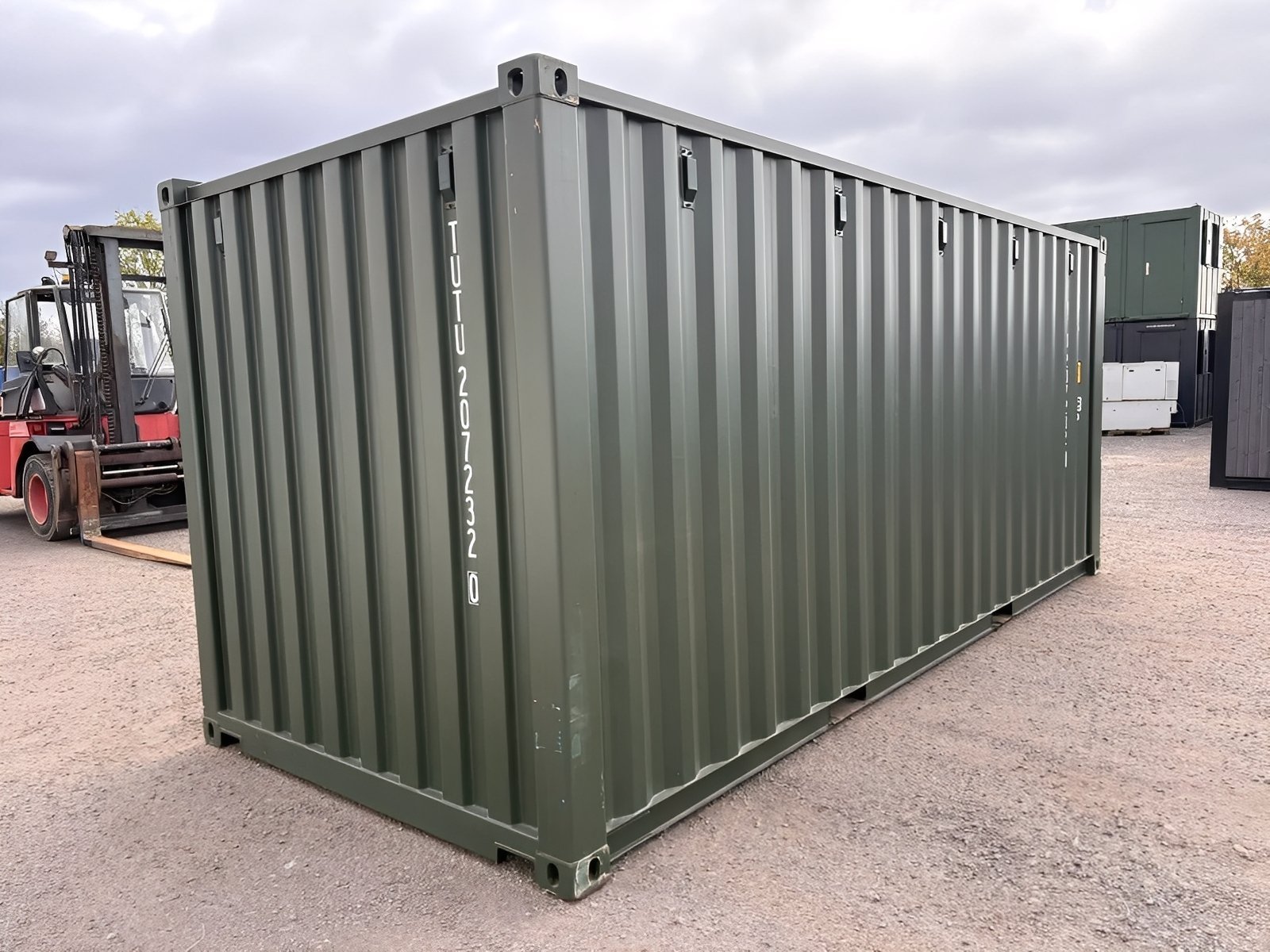 20Ft Shipping Container (One Trip) – Dark Green - Image 7
