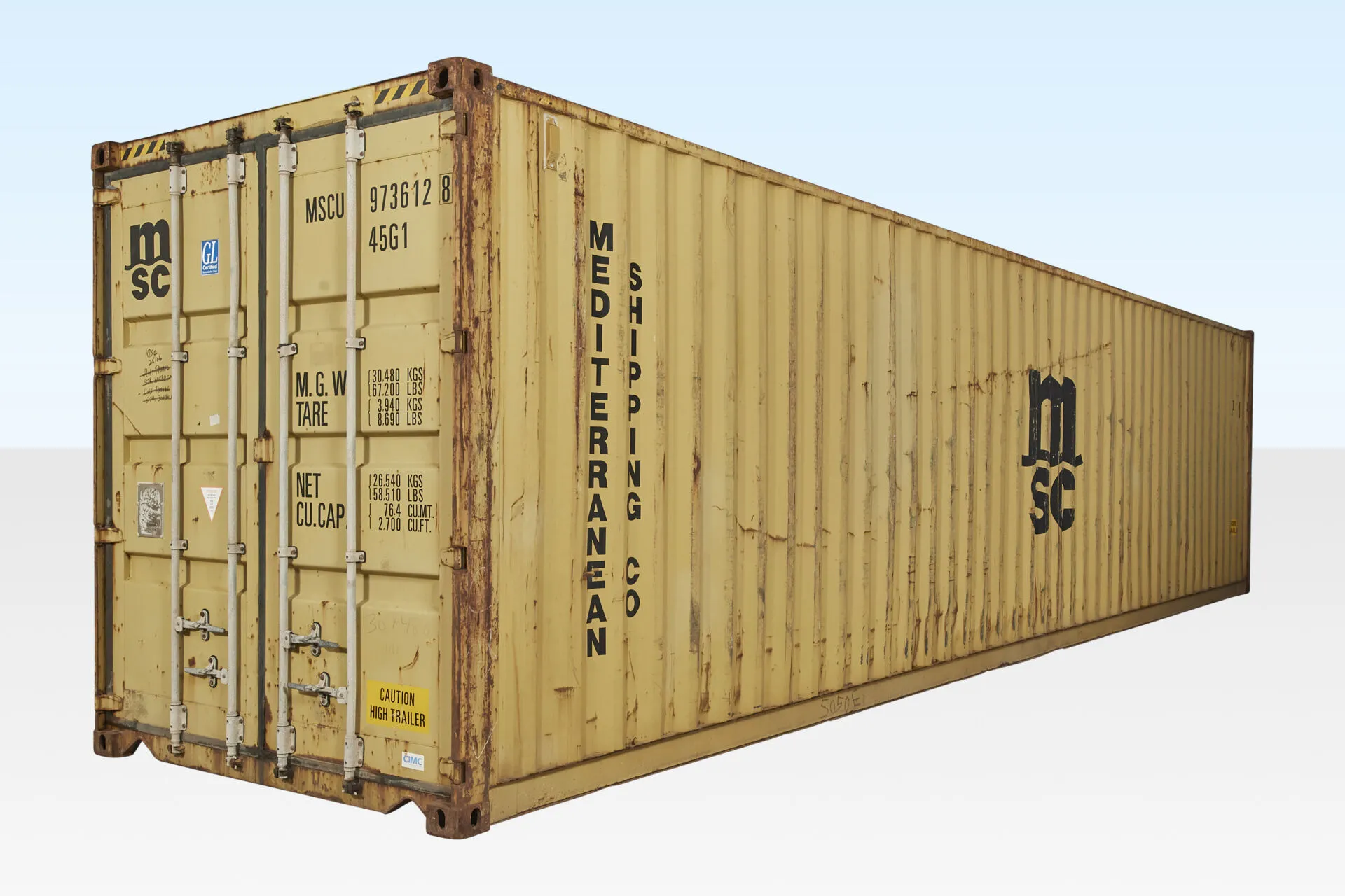 40ft x 8ft Used Shipping Container | High Cube - Image 6