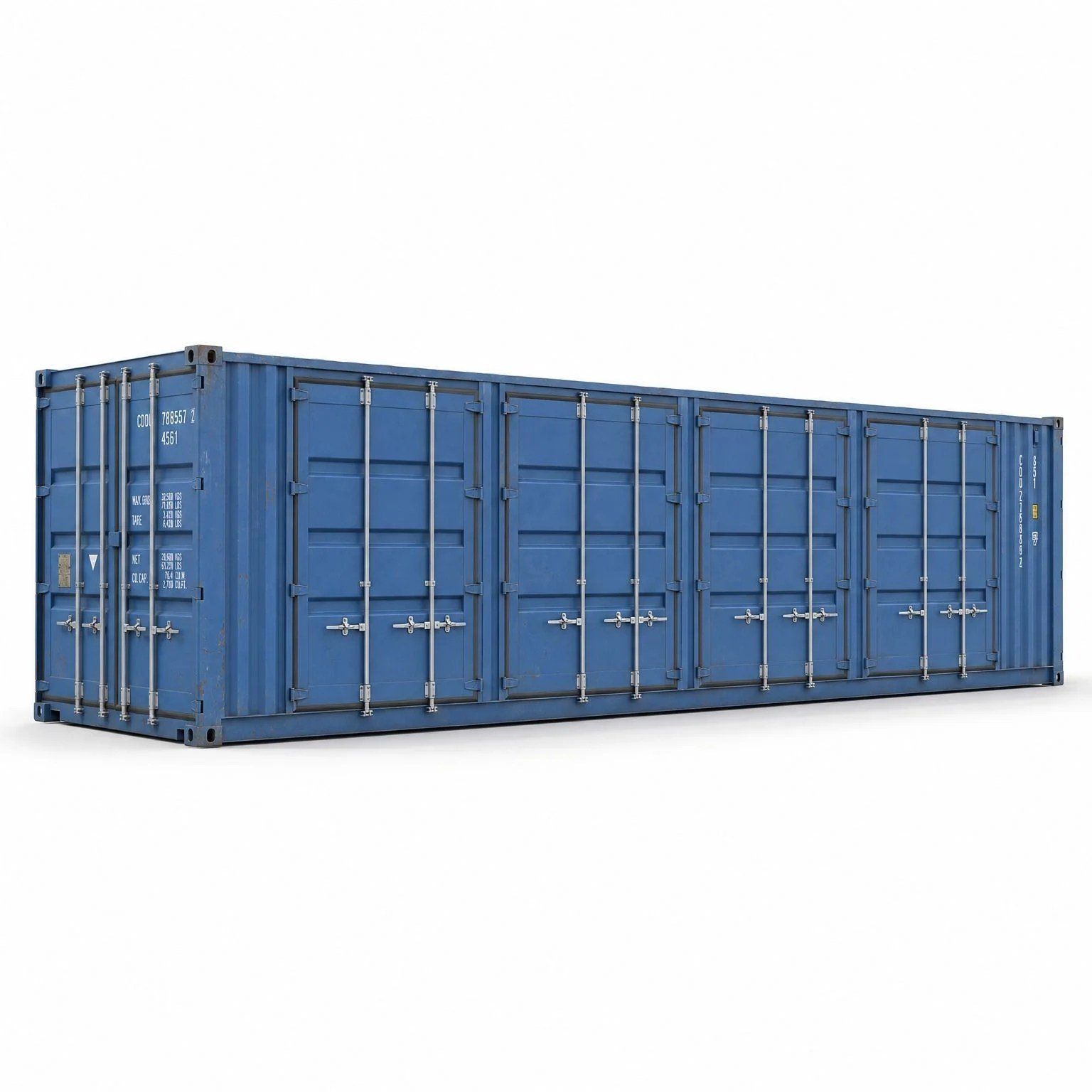40ft Side Door Multi-Door Container – One-Trip – Blue