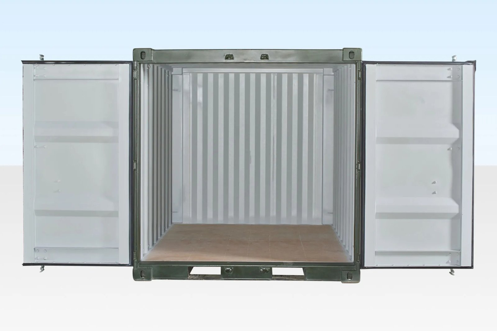 8Ft One Trip Shipping Container (Green) - Image 6