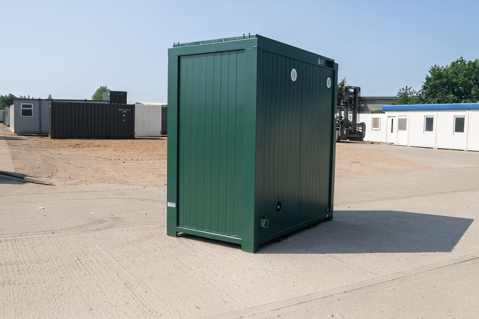 1+1 Double Mains Toilet 8Ft x 5Ft (Green) - Image 2