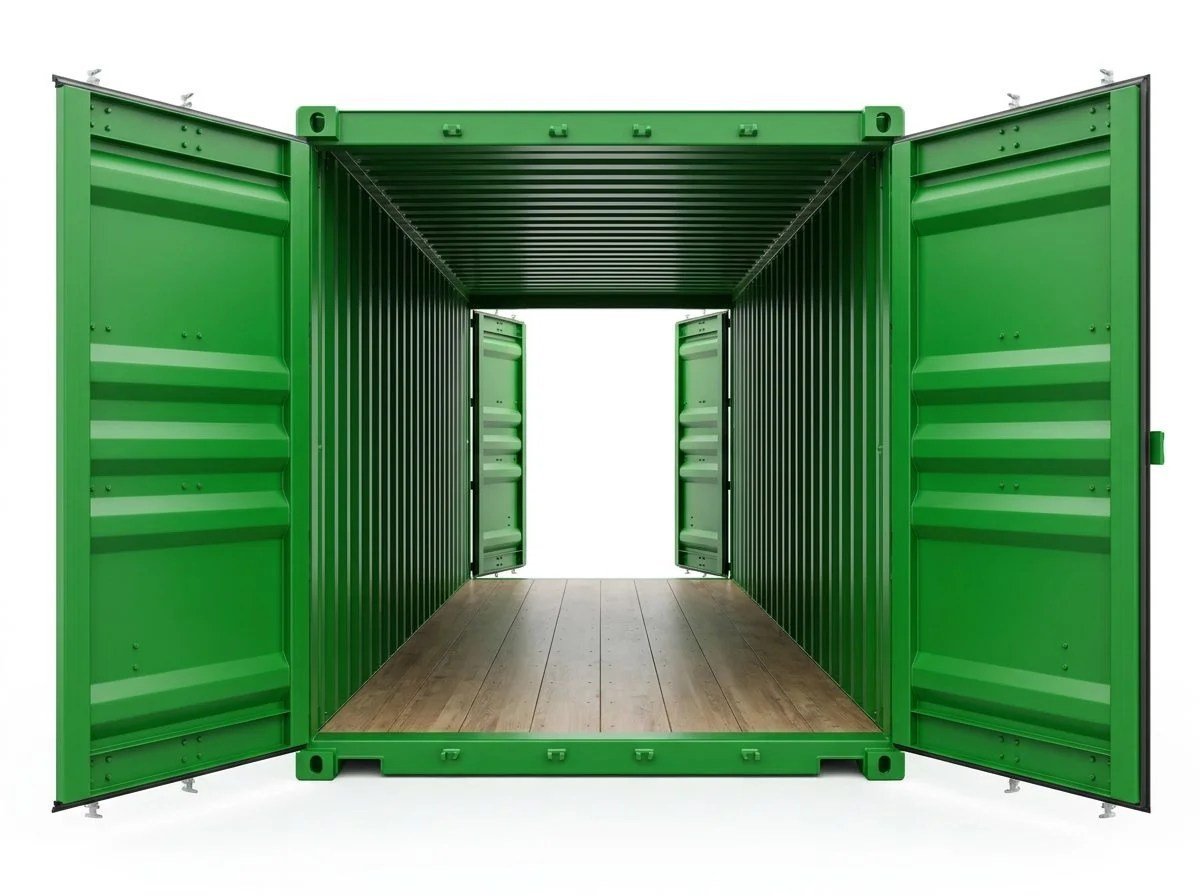 20ft Tunnel Container – One-Trip – Green